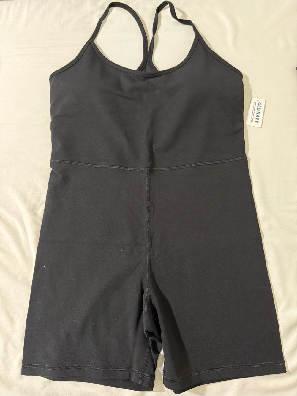 Old Navy Black Girls' Strappy One-Piece Active Romper